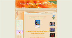 Desktop Screenshot of concertsgospel.be