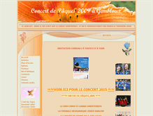 Tablet Screenshot of concertsgospel.be